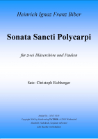 Sonata Sancti Polycarpi (C), H.I.F. Biber / Christoph Eichberger