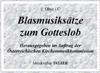 Blasmusiksätze zum Gotteslob-05, 2.Oboe-C