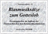 Blasmusiksätze zum Gotteslob-14, 1.Tenorsax-B
