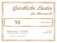 Geistliche Lieder-Heft M, Karl Moser