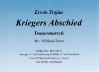 Kriegers Abschied (A), Erwin Trojan / Willibald Tatzer