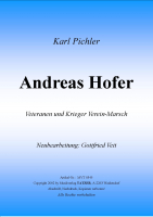 Andreas Hofer, Veteranen und Krieger Verein-Marsch (B), Karl Pichler / Gottfried Veit