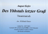 Des Ybbstals letzter Gruss (A), August Kefer / Willibald Tatzer