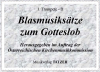Blasmusiksätze zum Gotteslob-28, 1.Trompete-B