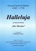 Halleluja (C), Georg Friedrich Haendel / Willibald Tatzer
