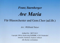 Ave Maria  (A), Franz Starnberger / Willibald Tatzer