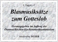 Blasmusiksätze zum Gotteslob-10, 1.Fagott-C