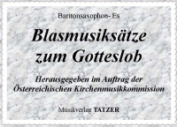 Blasmusiksätze zum Gotteslob-16, Baritonsax-Es