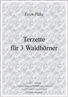 Terzette für 3 Waldhörner (A-B), Erich Pitzka