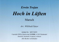 Hoch in Lüften (B), Erwin Trojan / Willibald Tatzer
