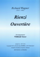 Rienzi-Ouvertüre (D), Richard Wagner / Willibald Tatzer