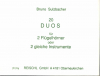 20 Duos für Flügelhörner, Bruno Sulzbacher