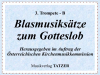 Blasmusiksätze zum Gotteslob-30, 3.Trompete-B